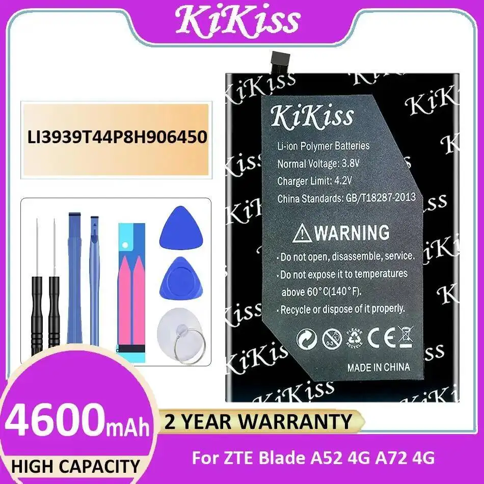

Хорошая низкотемпературная батарея для мобильного телефона Zte Blade A52 4G A72 LI3939T44P8H906450 4600 мАч