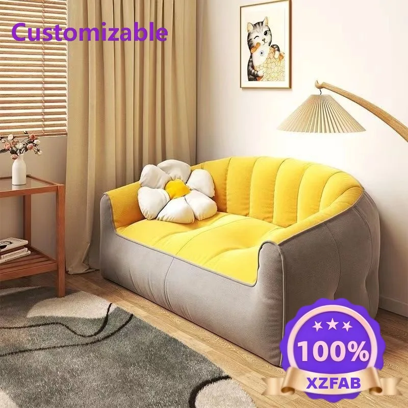 Factory Direct 2026 Lazy Sofa Bean Bag Lie Down Sleeping Living Room Floor Single Small Sofa Bedroom Balcony Tatami Wo Sofa
