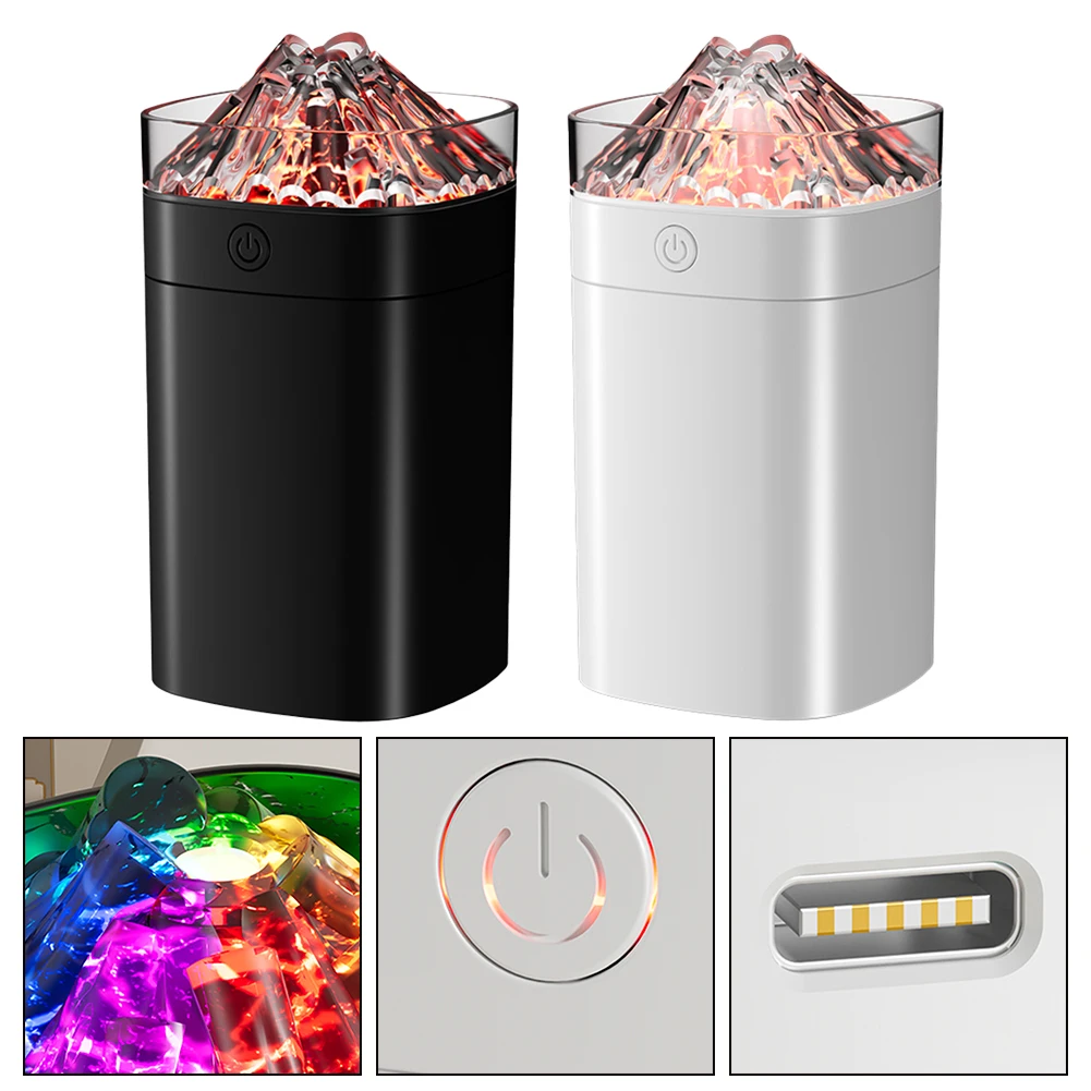 

14,8*7,7 см 400 мл увлажнитель для спальни, дома и офиса, увлажнитель воздуха, удобное и энергоэффективное декоративное домашнее устройство