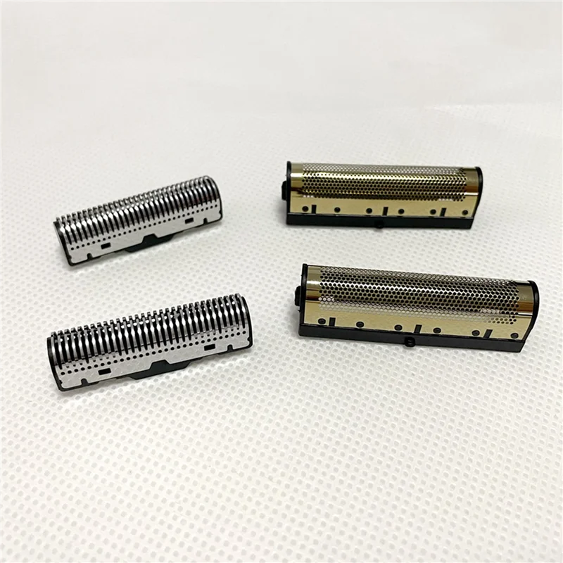 2 Set Electric Shavers Blades Golden Foil Knife Net And Cutter Head Suitable For Kemei KM-2026 KM-2028 Floating Razor SALES