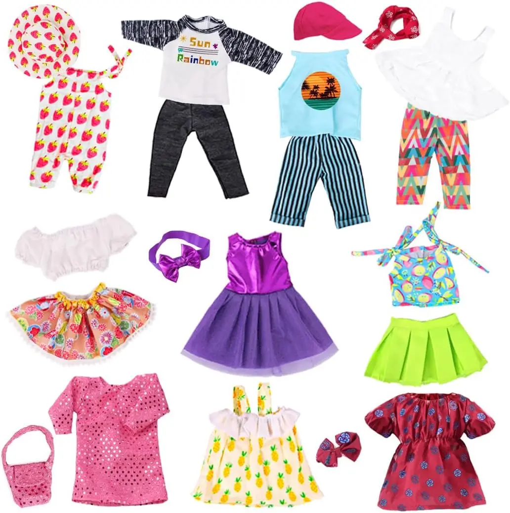 18 Inch Doll Clothes and Accessories - Fashion Outfits Fit for 18 inch Dolls 18 Inch Doll