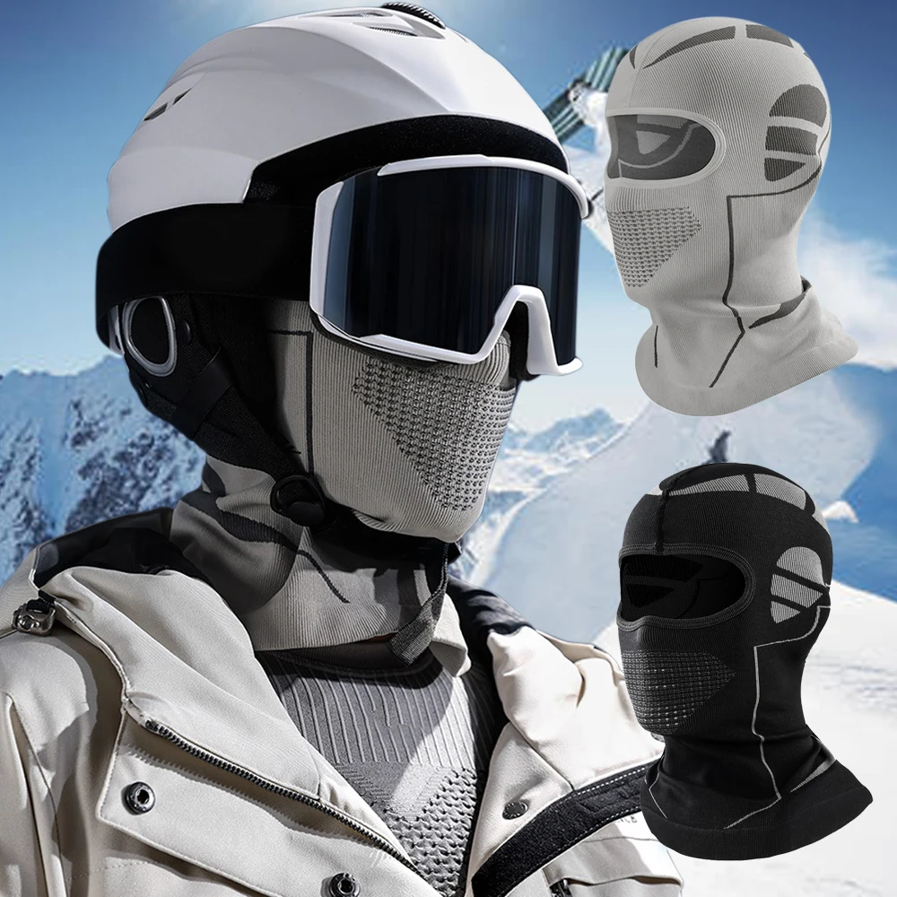 Winter Warm Balaclava Face Mask Unisex Elastic Breathable for Cycling Outdoor Sports Fishing Running Skiing