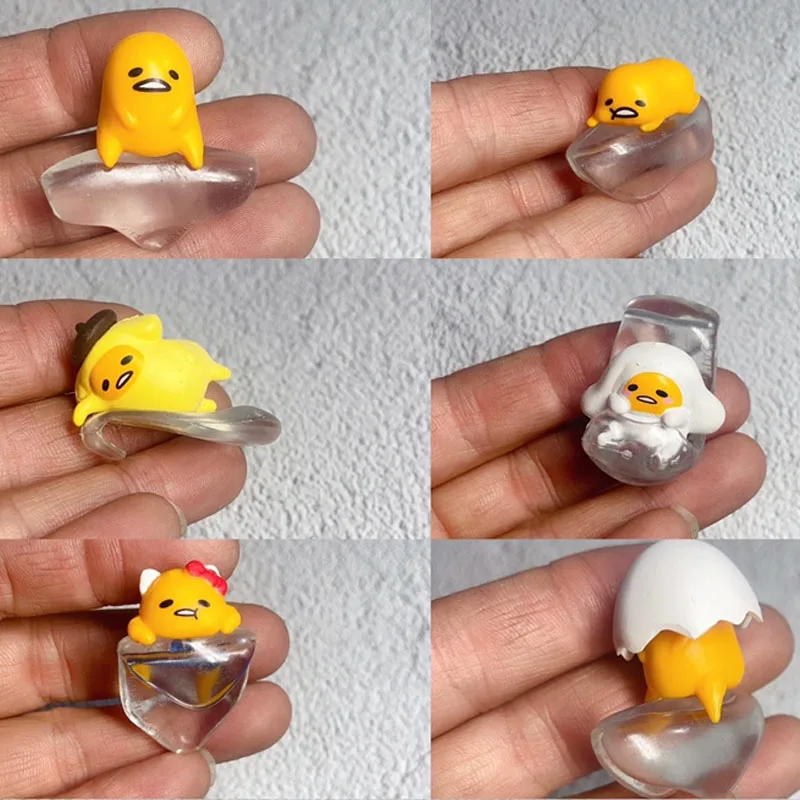 ญี่ปุ่น Gashapon ของเล่นแคปซูล Gudetamas บนถ้วย Dressup รุ่นการ์ตูนอุปกรณ์ต่อพ่วงของเล่น