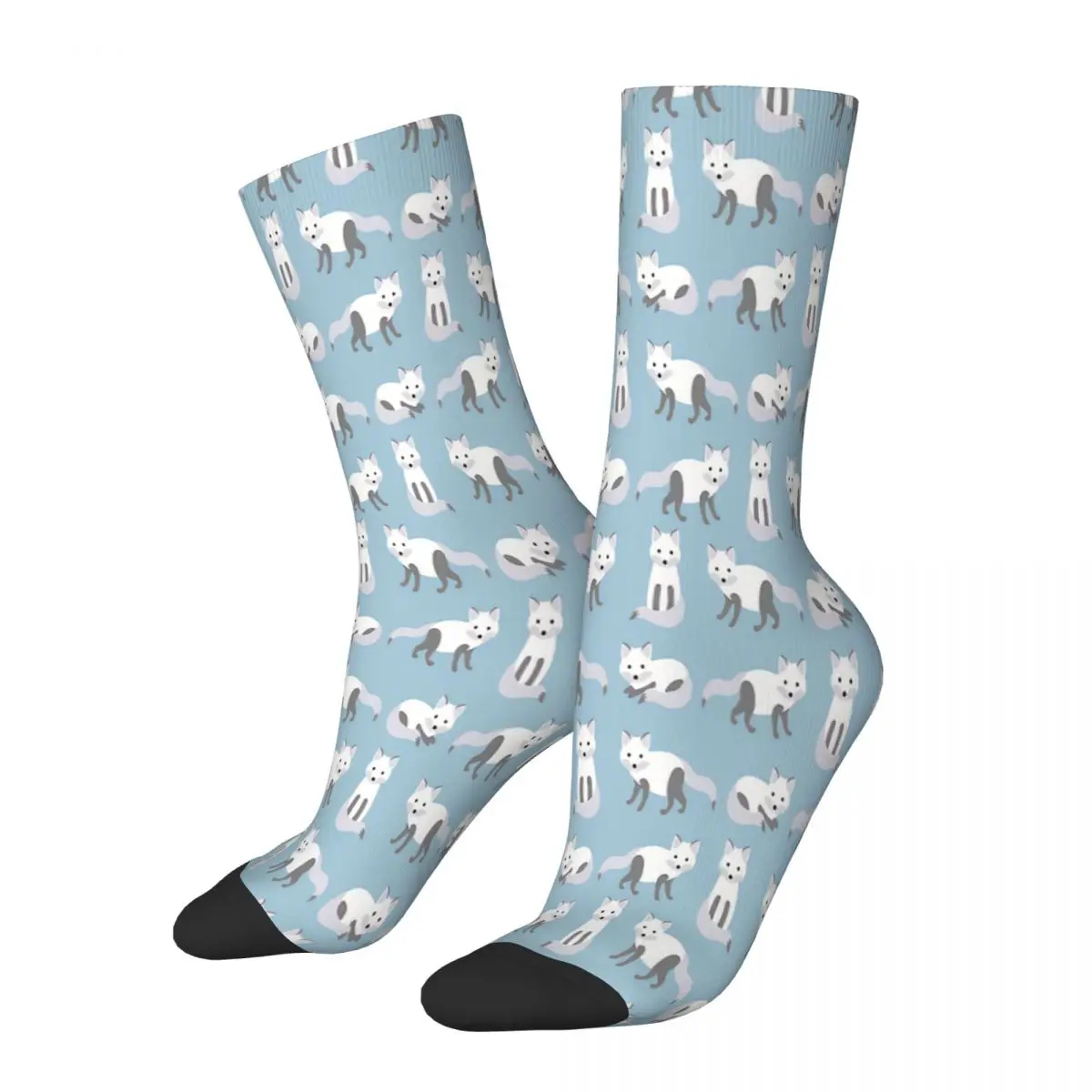 

Arctic Fox Pattern Socks Male Mens Women Spring Stockings Printed