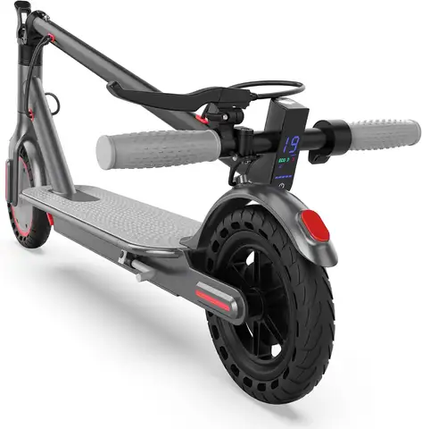 8.5'' Electric Scooter for Adults, Folding E Scooter with 350W Motor 19Mph Top Speed, Max 19-23 Miles Long Range Commuting Scooters with Dual Brakes System, APP Control