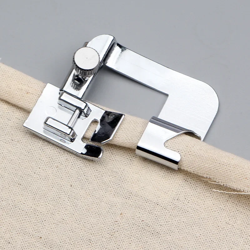 1PCS 6/9/13/16/19/22/25mm Domestic Sewing Machine Foot Presser Foot Rolled Hem Feet 7 Sizes Multifunctional Sewing Accessories