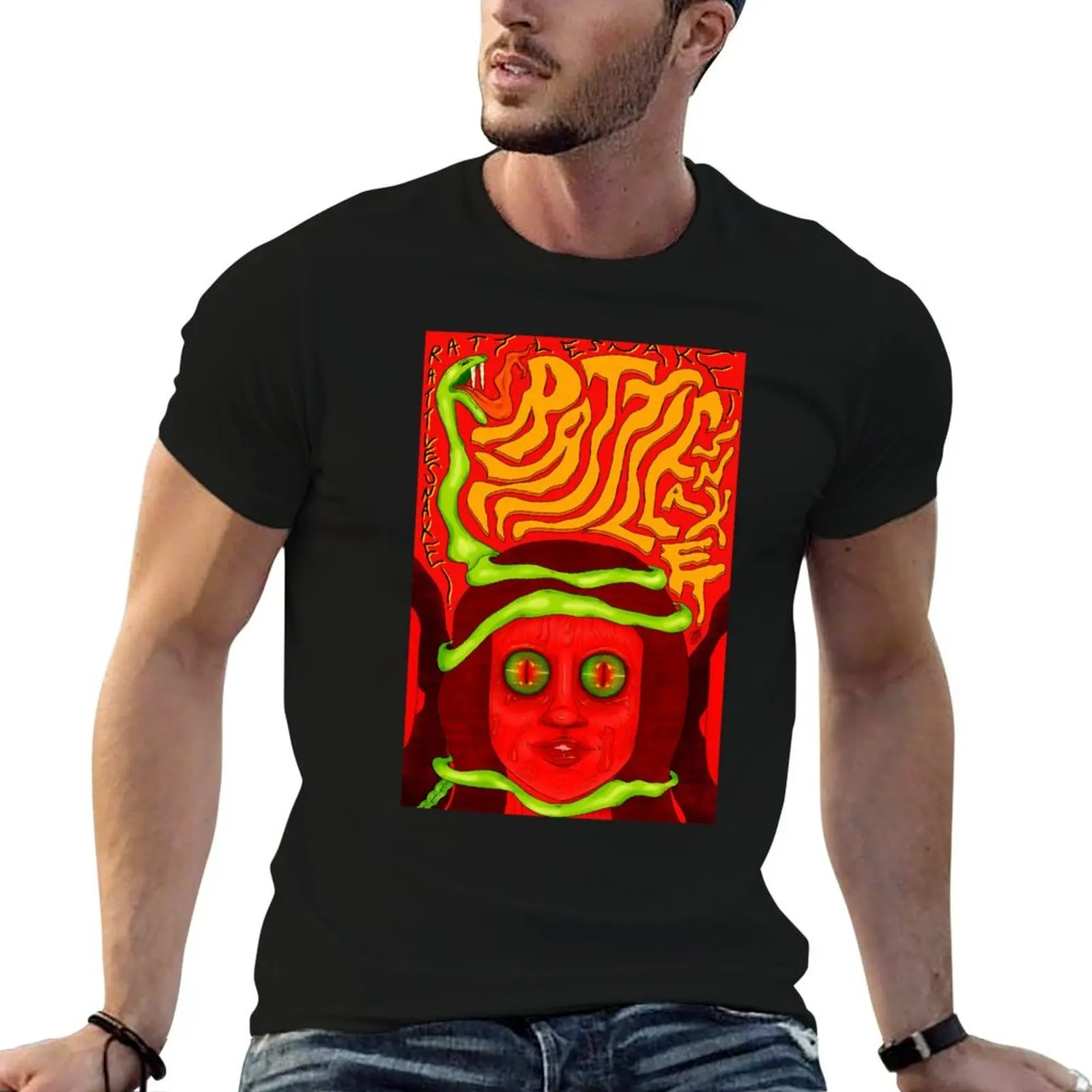 king gizzard & the lizard wizard - rattlesnake T-Shirt blue archive tops tshirts for men