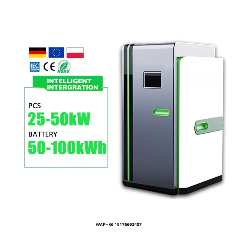 All in One Energy Storage System 30kw 50kw Lithium Battery 512v 314ah Indoor Solar System 50kwh 60kva 70kwhBattery with Inverter
