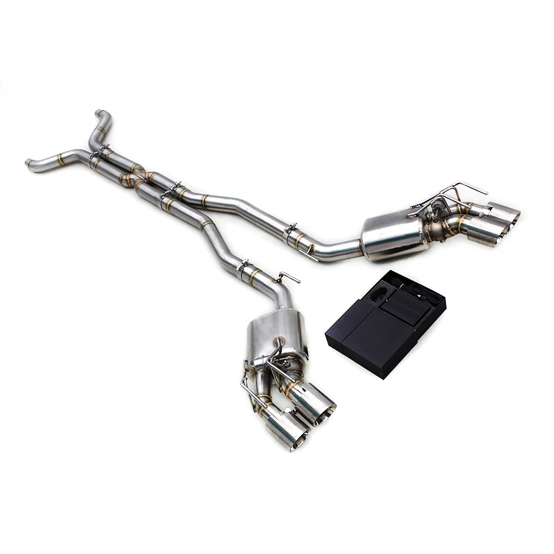 Auto Racing Stainless Steel 3inch Exhaust Catback System For Chevrolet Camaro SS 6.2L 2010-2017 Valved Exhaust Pipe Muffler