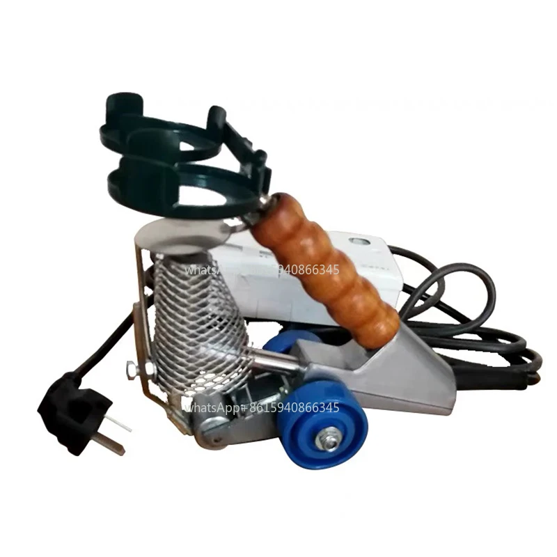 Portable woodworking manual stitching machine veneer splicing line double thread head type industrial veneer veneer machine