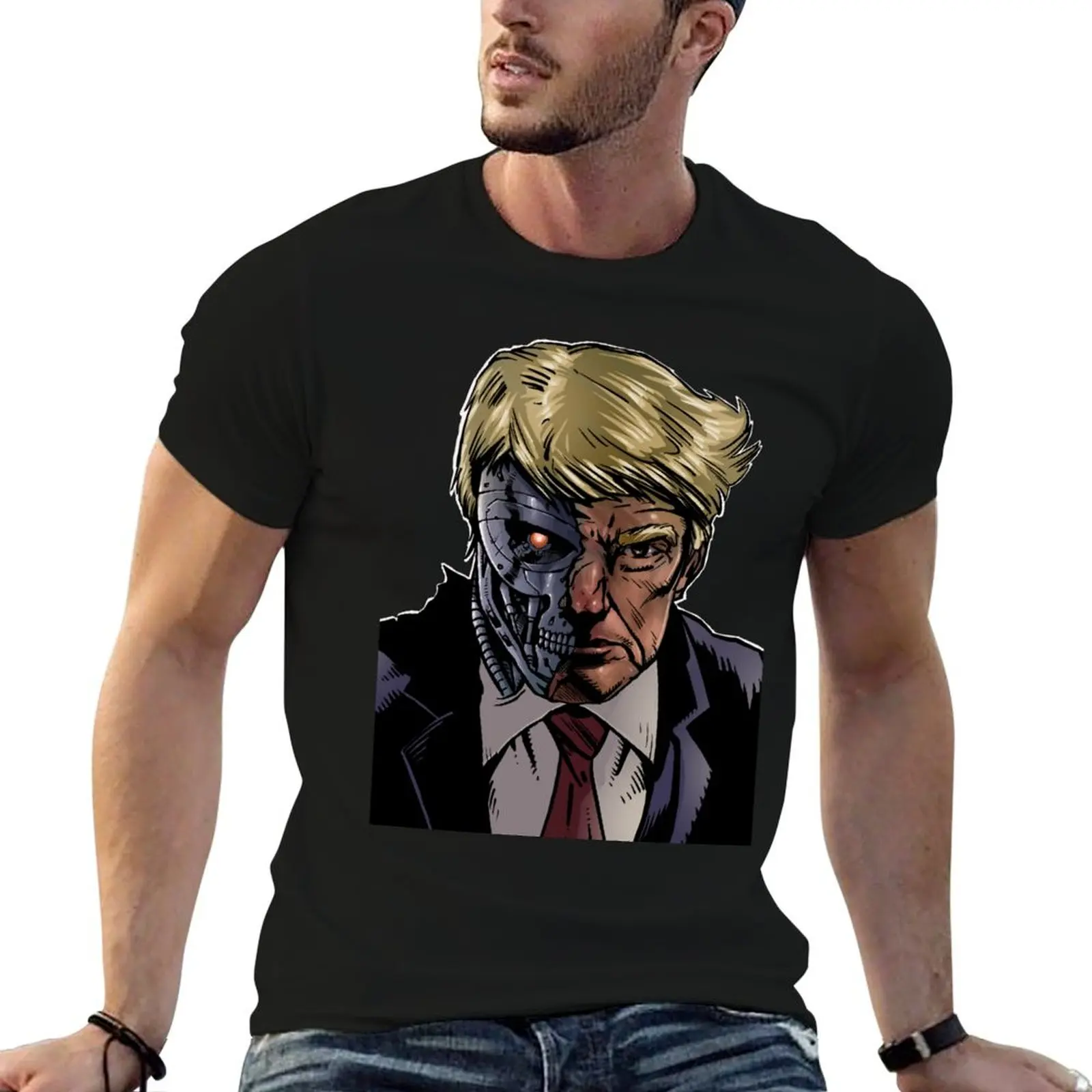 

The Trumpinator Relaxed Fit T-Shirt blue archive customs t shirts men