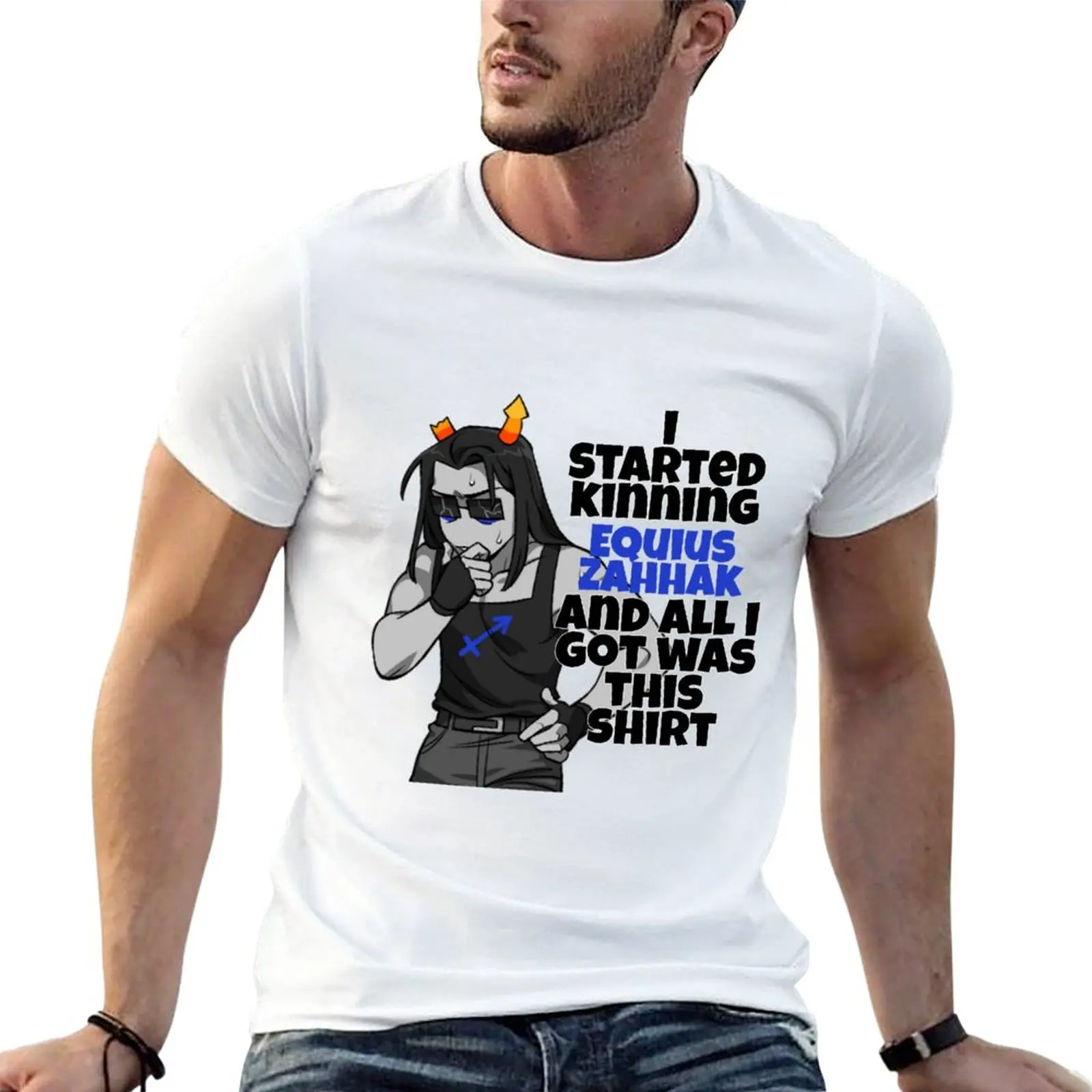 

Homestuck Equius Zahhak kin T-Shirt customized t shirts mens clothes