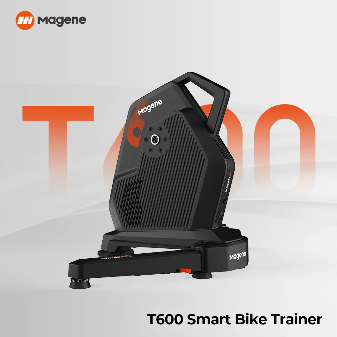 Magene T600 Smart Trainer Permanent Magnet Synchronous Motor Race Mode 1% Accuracy BLE FTMS ANT Ethernet Wi-Fi SELF-POWER