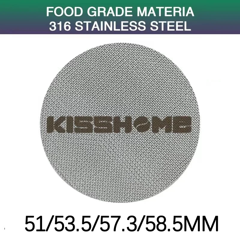 KISSHOME Coffee Filter Screen Puck Screen Reusable Filter Mesh For 51MM 54MM 58MM Portafilter Espresso Accessories Barista Tools
