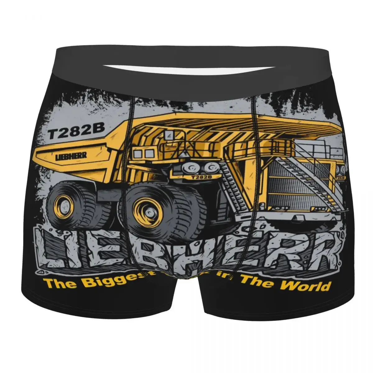 Heavy Equipment Mining Truck Men Boxer Briefs Highly Breathable Underpants Top Quality Print Shorts Gift Idea