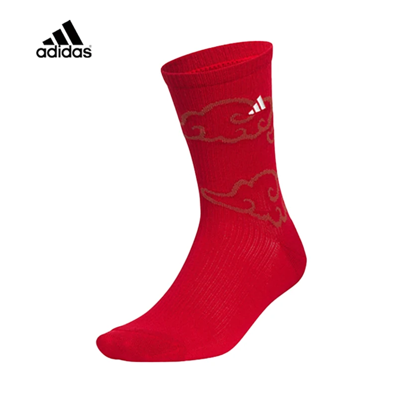 

adidas Unisex Crew Socks | Year of the Snake Lucky Red, Breathable Athletic Socks for Running & Training, 1 Pair JN3823