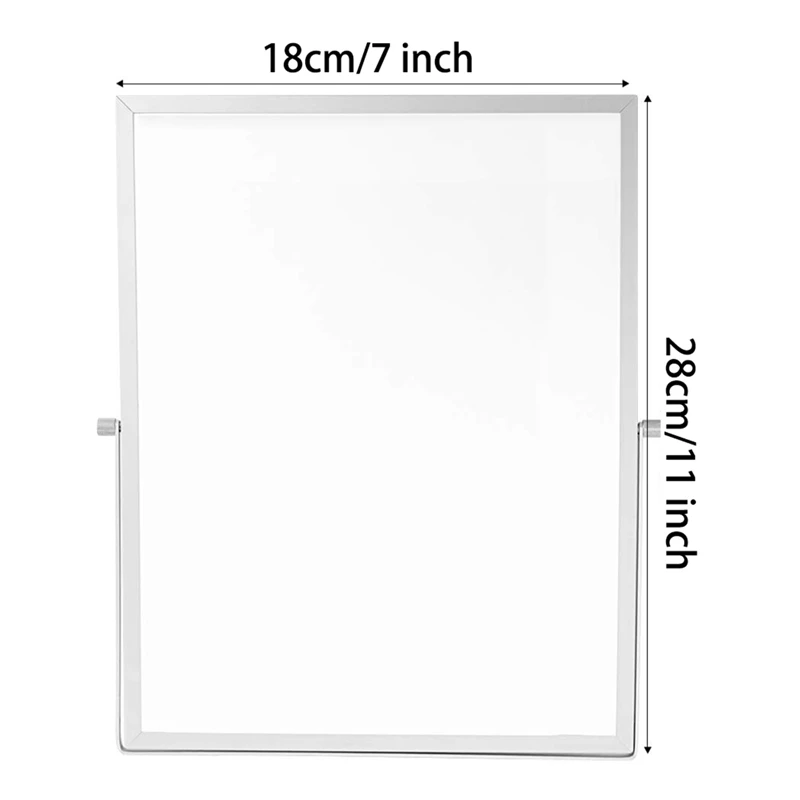 Magnetic Dry Erase Board With Stand For Desktop Double Sided White Board Planner Reminder For School Office 11 Inch X 7 Inch