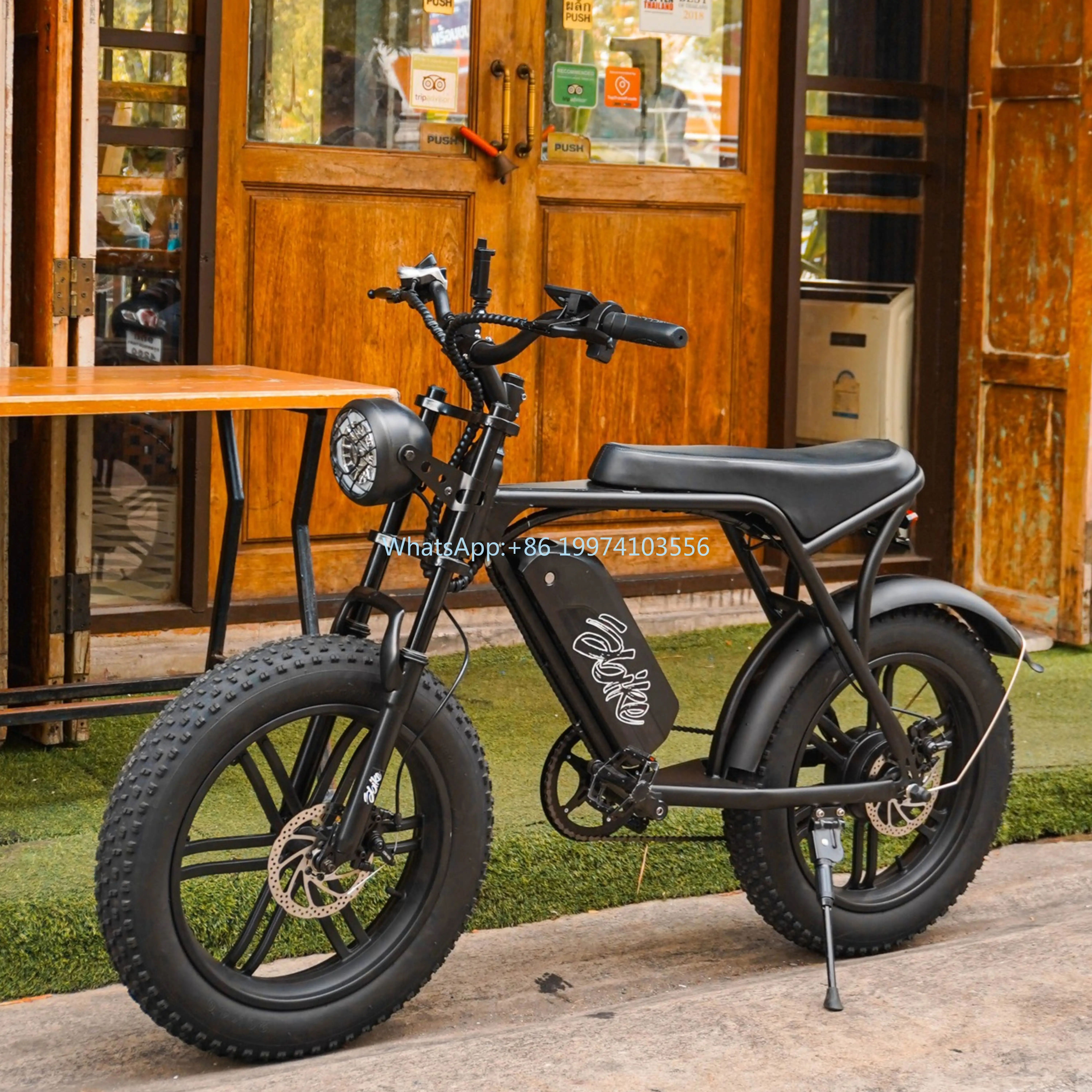 

750w 48v 15ah Off Road Bicicleta Electrica Electric Mountain E Bike Ebike 20inch Fat Tire V8 Electric Dirt Bicycle Fatbike