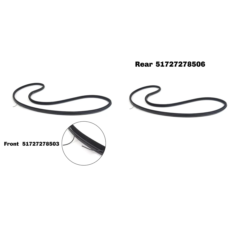 Car Door Sealing Strip Door Frame Rubber Adhesive Strip For BMW 5 Series F18 F10 2010-2017