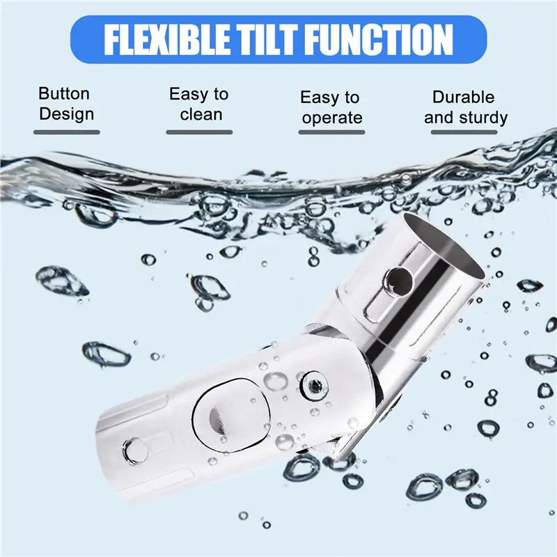 NEW-Patio Umbrella Replacement Parts,Push-Button Tilt Adjustment Outdoor Parasol Mounting Bracket Accessories(1.5 Inch)
