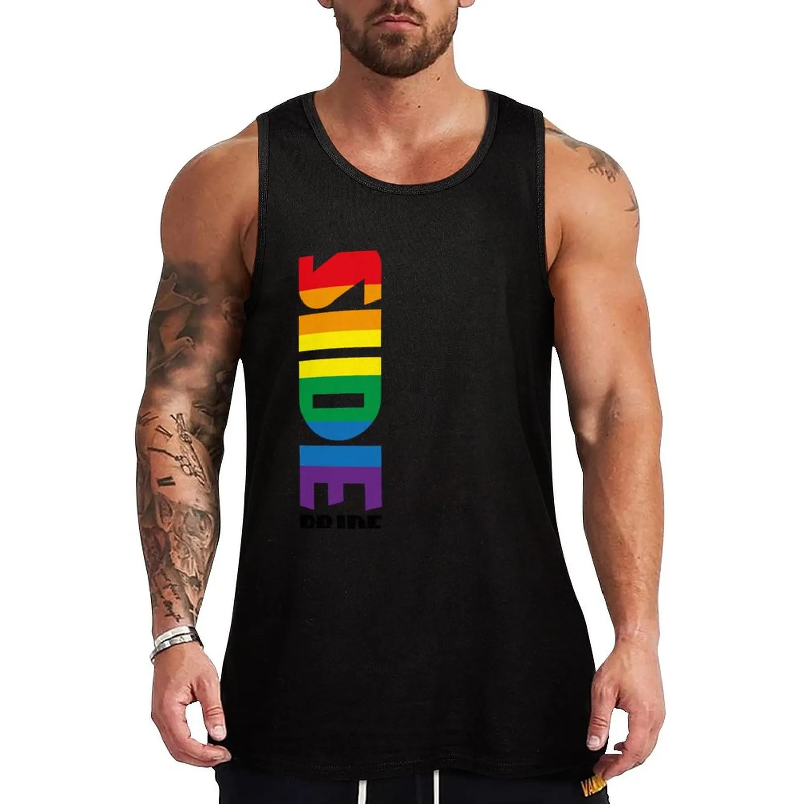 

Side Pride Tank Top Quick Dry Tank Top Breathable Lightweight Sleeveless