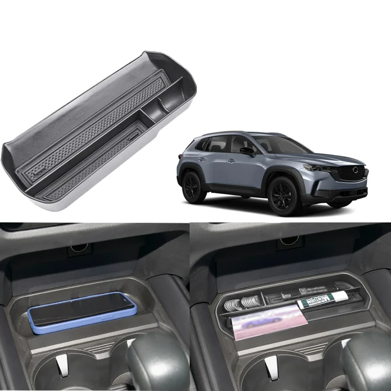 

For Mazda CX-50 2023 Car Armrest Box Storage Central Control Container Auto Interior Mazda CX-50 Accessories 2023 2024