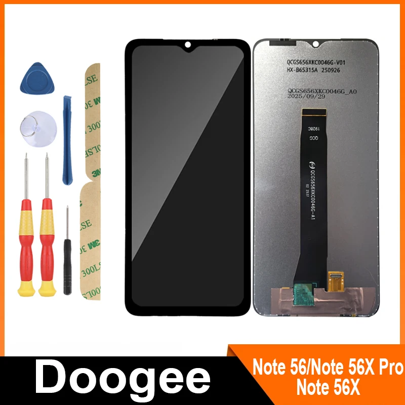 For DOOGEE V10 V11 Note 56 Note 56X Pro Note 56X Note 58 Note 58 Pro Note 59 Note 59 Pro Note 59 Pro+/ LCD Display+Touch Screen