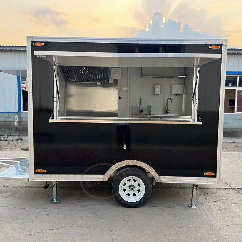 

Custom Multi-Functional Food Trailer Coffee Truck Baking Equipment Pizza Truck Burger Camper Food Service Catering Truck