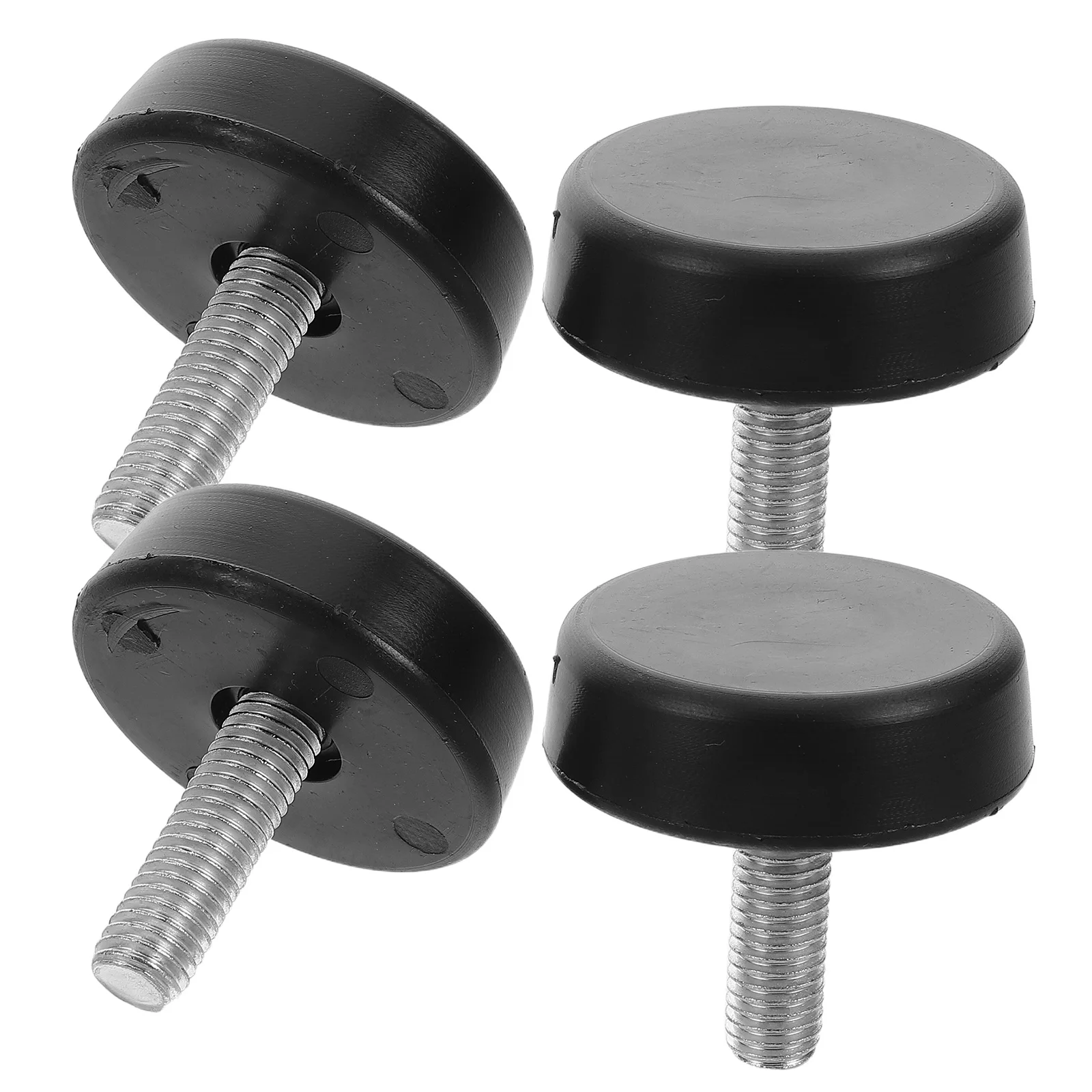 

4 Pcs Treadmill Adjustment Supplies Fitness Equipment Hardware Bolt Exercise Assembly Screws Black Spare Parts and