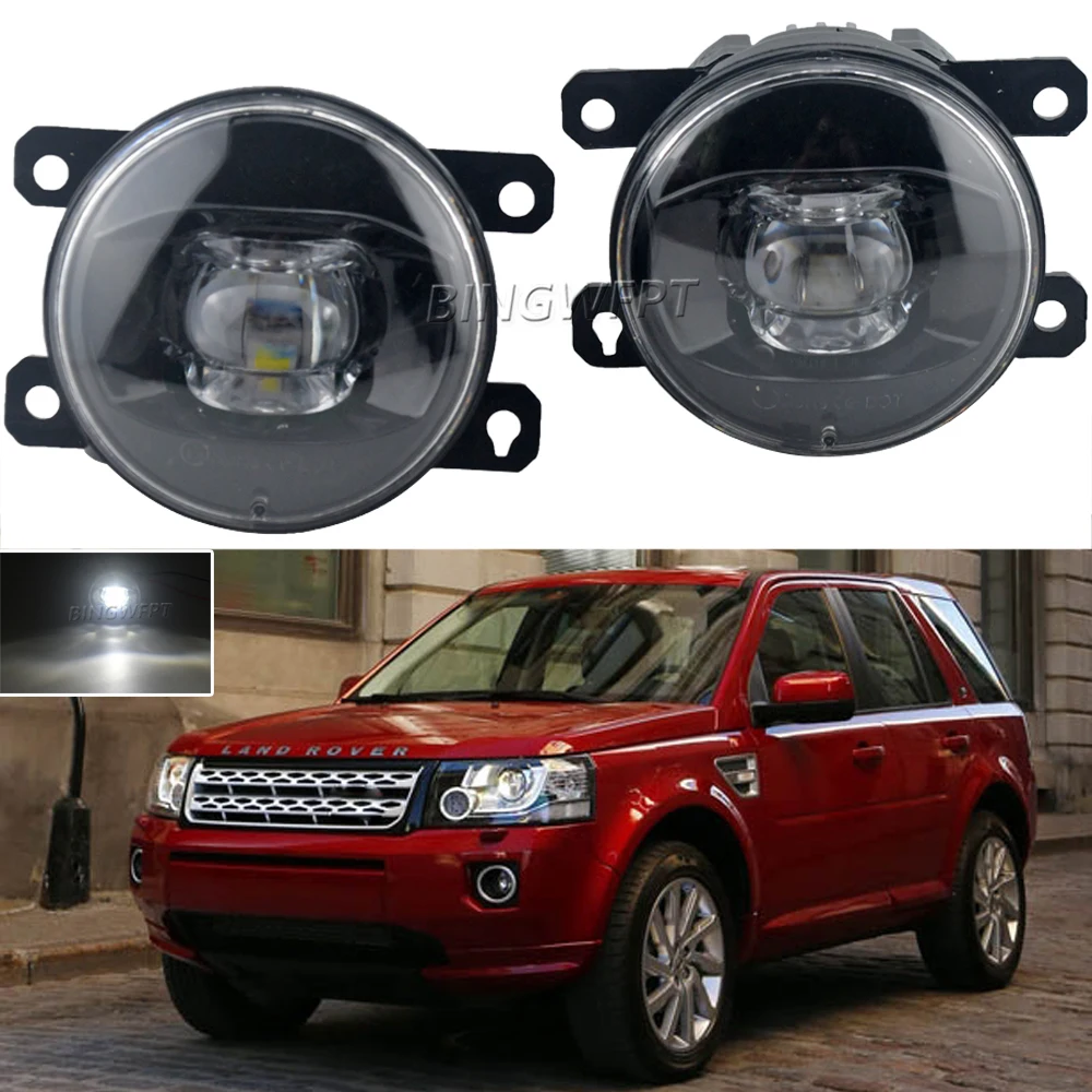 For Land Rover Freelander 2 LR2 FA_ Closed Off-Road Vehicle 2006-2014 Fog Light Assembly H11 Car LED Lens Fog Lamp DRL