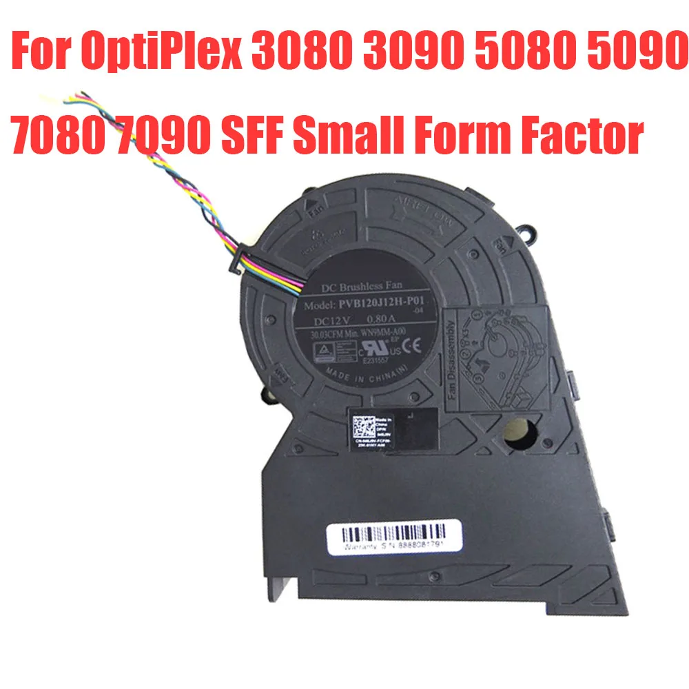 

Cooling Fan For DELL For OptiPlex 3080 3090 5080 5090 7080 7090 SFF Small Form Factor 071G3K 71G3K BAZA1233R2UP002 DC12V 0.9A