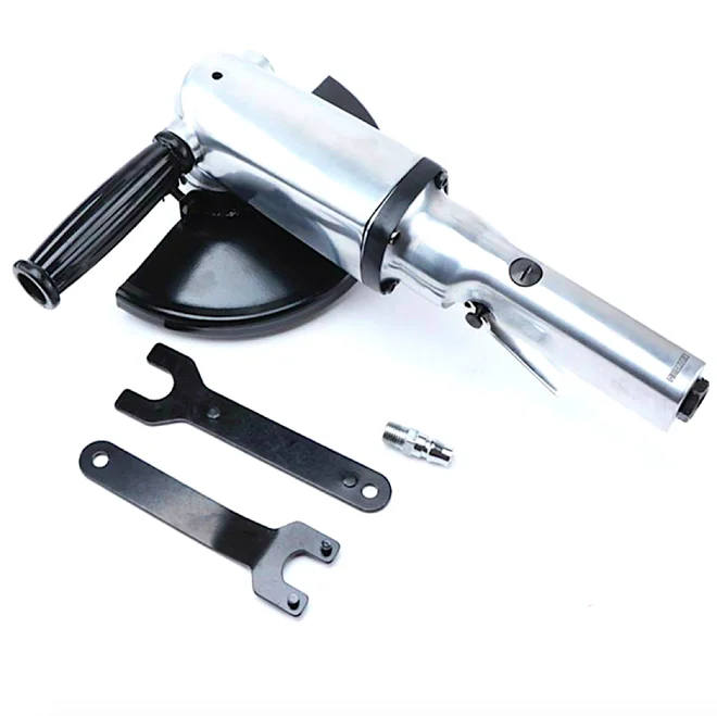 Air Angle Die Grinder 180mm Pneumatic Powered air Tool Accessories t Vs Electric Compressed air Angle Grinder Car Polisher