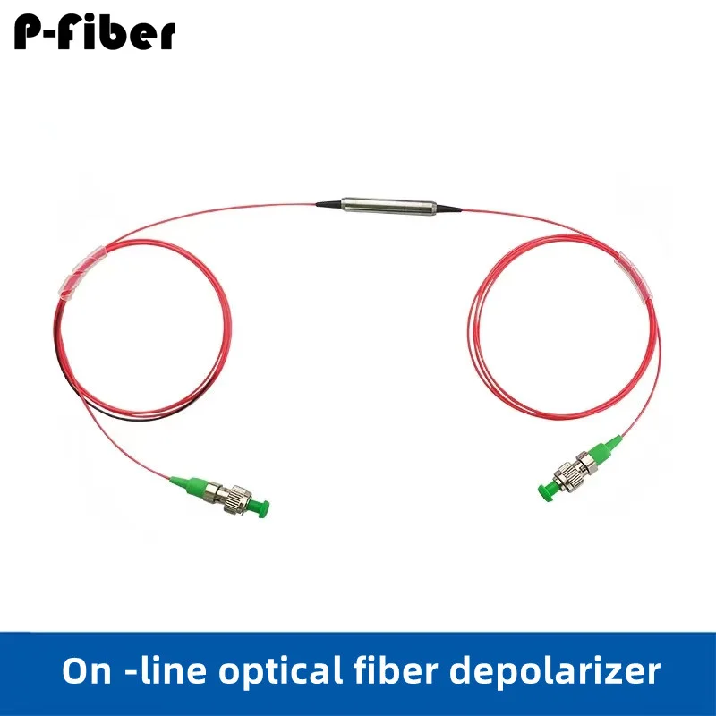 optical fiber on-line depolarizer Polarization maintaining 1310/1550/1064nm on-line optical fiber polarizer analyzer