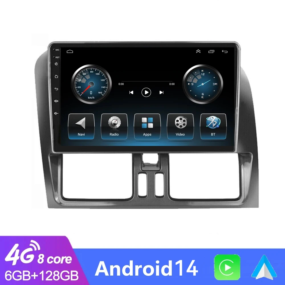 

9 INCH Car Radio Wireless CarPlay Android Auto Radio For Volvo XC60 2007 2010 2013 2014 2017 Car Multimedia GPS Din Autoradio