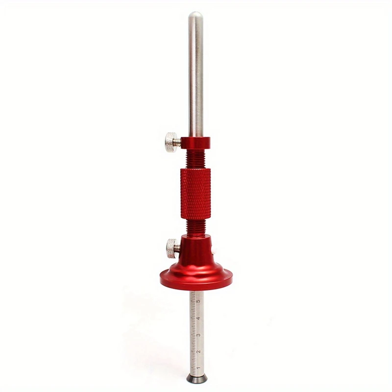 Wheel Marking Gauge With Fine-Tuning Woodworking Scriber Carpentry Parallel Line Drawing Mortise Wood Scribe Tool Red