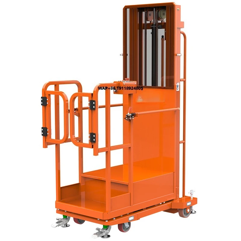 

Warehouse Semi-electric Material Picker High Quality Order Picker.