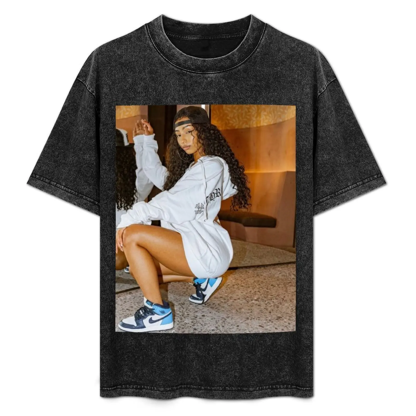

rubi rose aesthetic T-Shirt Basic Plain Short Sleeve Crew Neck Tee