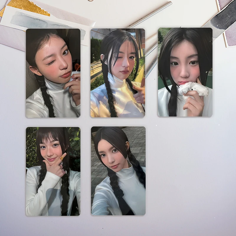 5 قطعة/الوحدة K-POP ILLIT ألبوم جديد سوبر ريال مي بطاقة بريدية صور بطاقة المغناطيسي تحصيل بطاقة لومو بطاقة وونهي موكا إيروها يونا