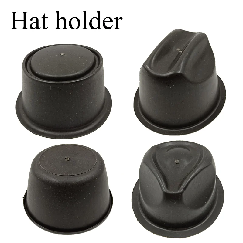 Black hat stand hat rack bowler hat fedora hat stand PVC plastic hat rack bowler hat flat hat rack