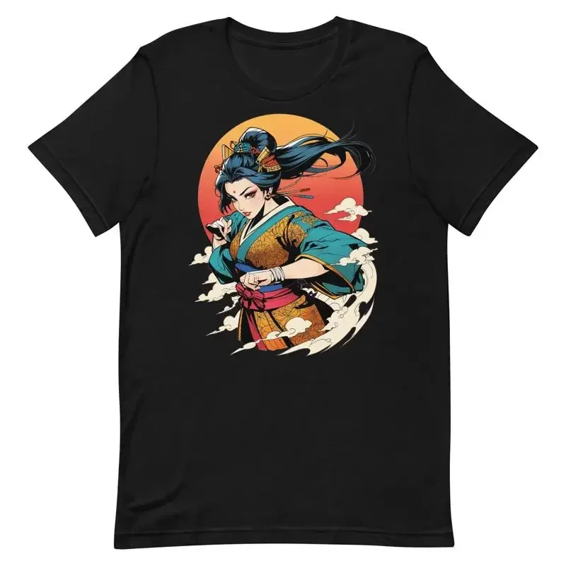 Fighting Geisha T Shirt