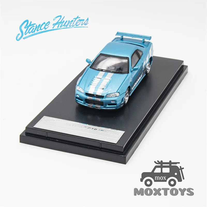 

Stance Hunters SH 1:64 Skyline GTR R34 Gurucollector Diecast Model Car