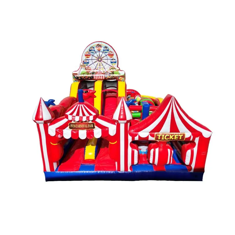 New design inflatable obstacle course outdoor playgrond inflatable sports game Inflatable Indoor and Outdoor Trampoline Toys