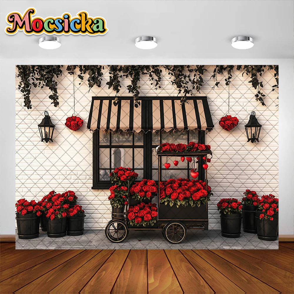 ทารกแรกเกิดการถ่ายภาพพื้นหลังวันวาเลนไทน์ Sweet Shop ตกแต่ง Baby Shower เค้ก Smash ภาพฉากหลังสตูดิโอ Props