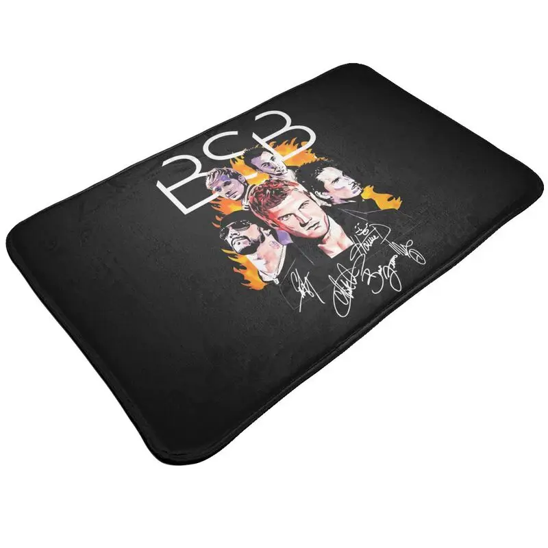 Backstreet Boys Members Signatures Us Supplier Mat Rug Carpet New Shaggy Washable Door Cushio Resist Dirt Mats