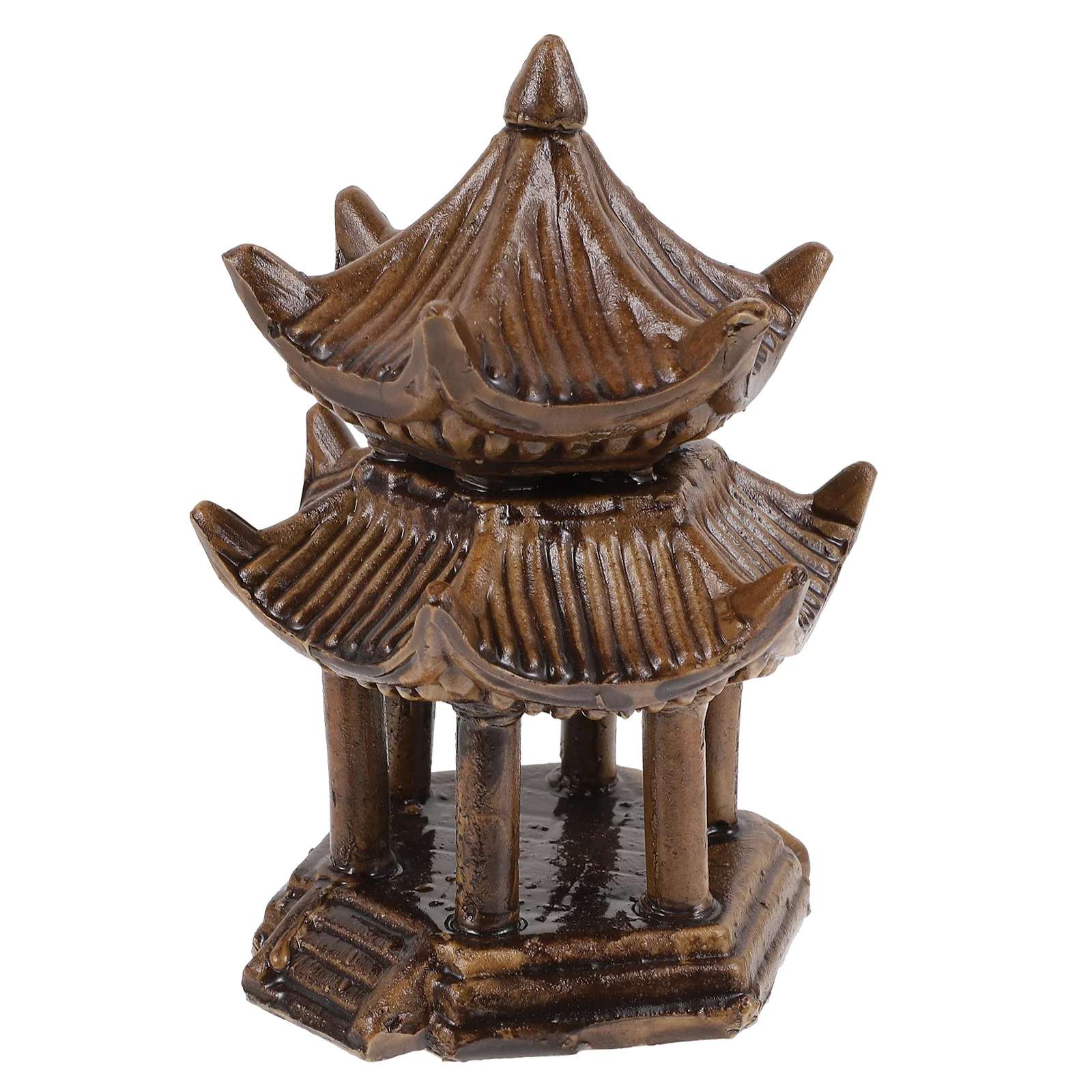 

Ornament Fish Decorations for Tank Japanese Terrarium Aquarium Pavilion Tanks Landscapes Ornaments Mini