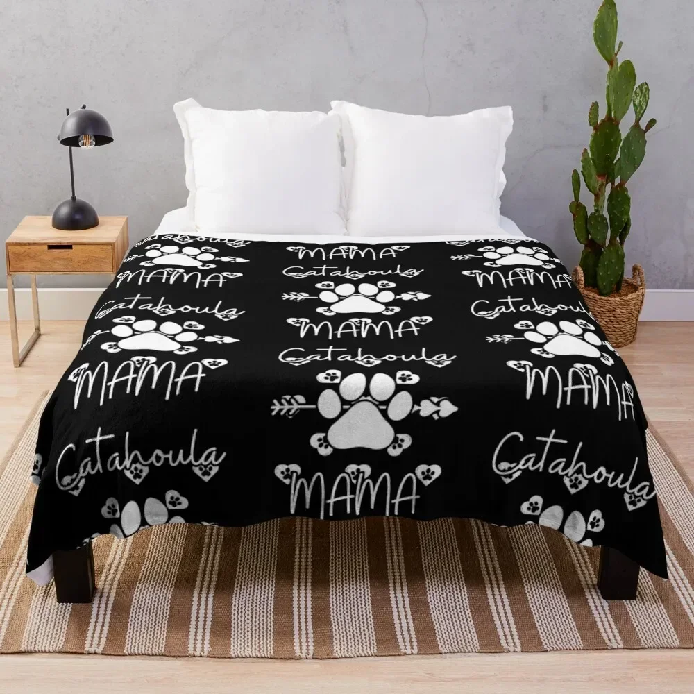 Catahoula Mama Catahoula Leopard Lover Gifts Dog Mom Mother Throw Blanket Luxury Brand wednesday Moving Thins Blankets