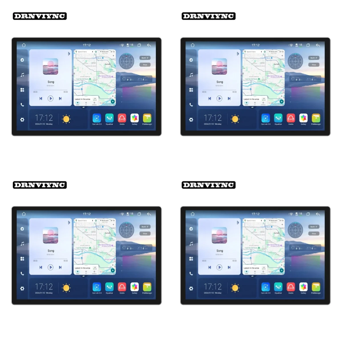 13 Inch Fyt 7870 2K Android Car Player Screen 8Core 4G DSP Carplay Navigation Car Radio Auto Stereo Multimedia System