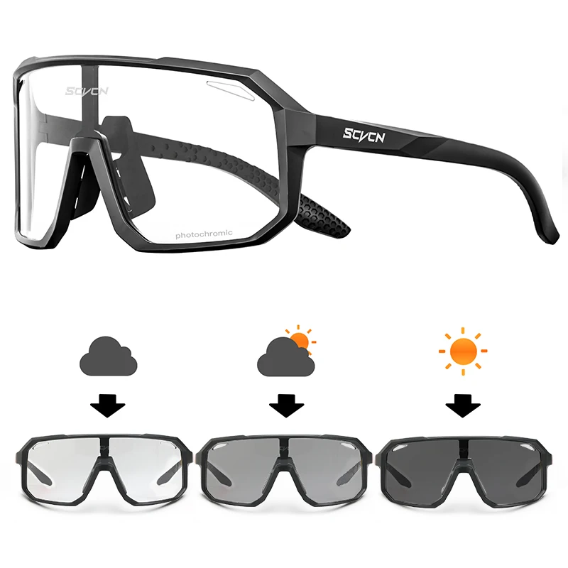 SCVCN HEIßER MTB Radfahren Gläser für Männer Frauen Outdoor Sport Laufen Fahren Sonnenbrille UV400 Straße Laufen Fahrrad Fahrrad Brille 4
