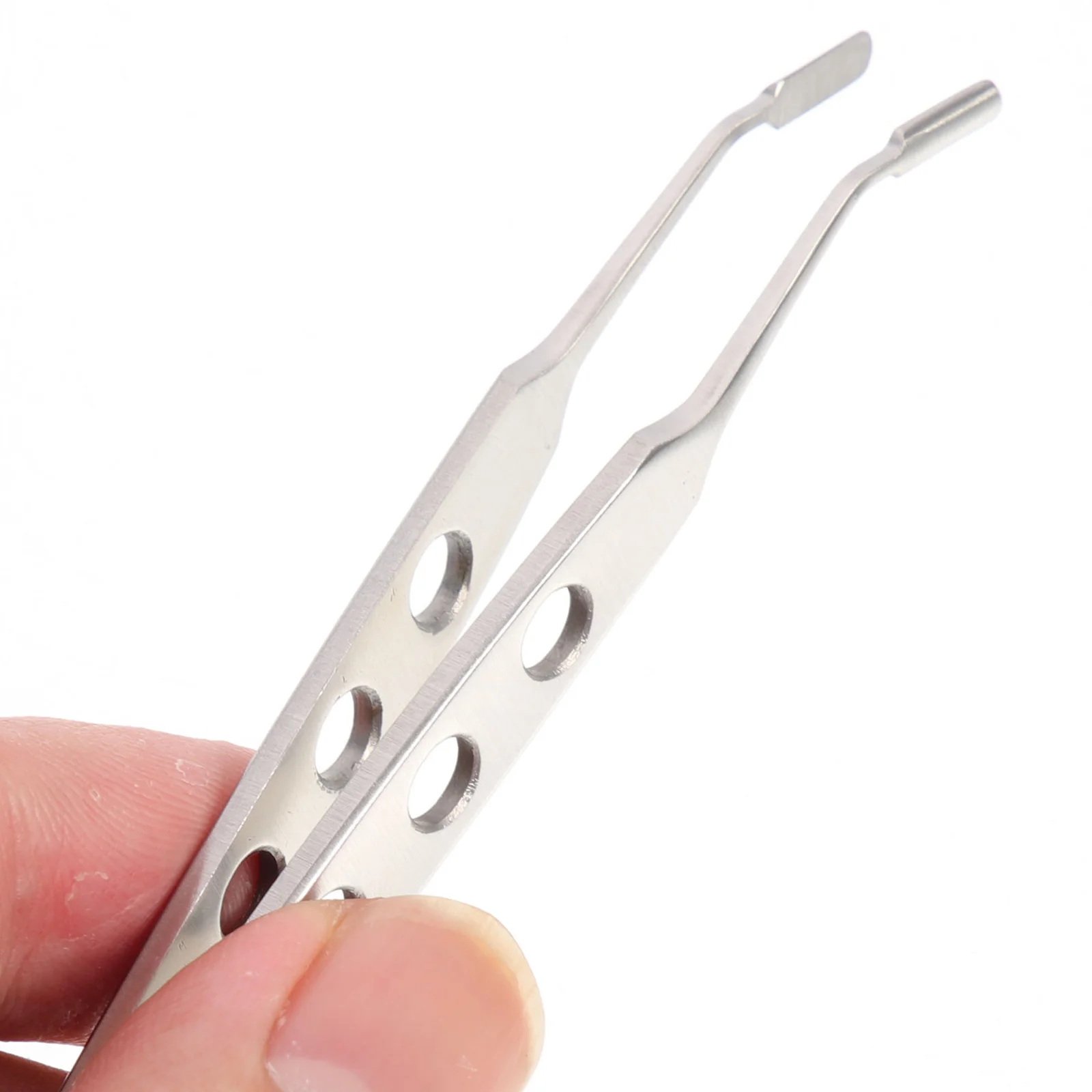 

Eyelid Massage Tweezers Stainless Steel Meibomian Gland Expressor Rectangular Head Non-Slip Rust-Proof For Beauty Salon