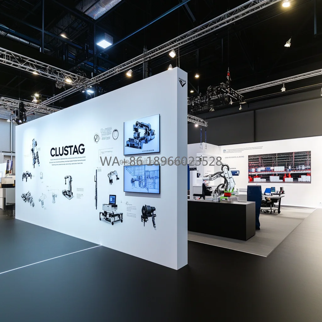 

Торговый стенд с подсветкой, модульный выставочный стенд, дизайн, витрина для FABTECH